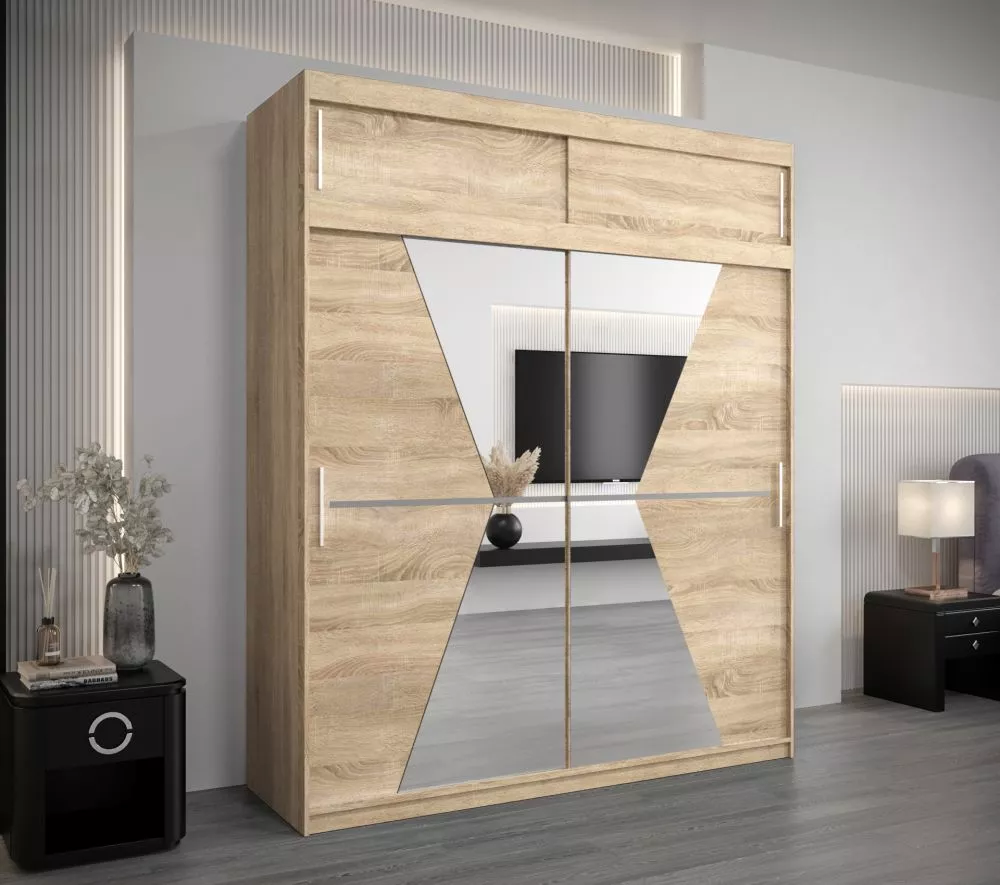 Skapis Maroko Premium · Sonoma · 200 × 62 × 240 cm