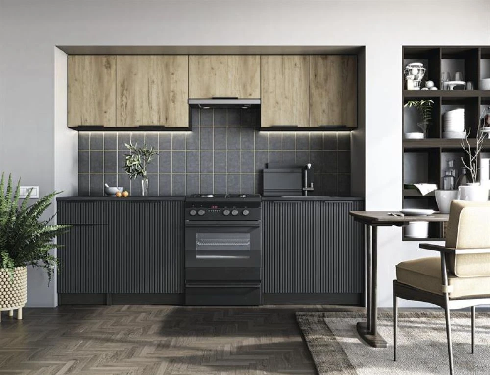Virtuves komplekts Emma 240 Materiāls : MDF + LKSP plātne,