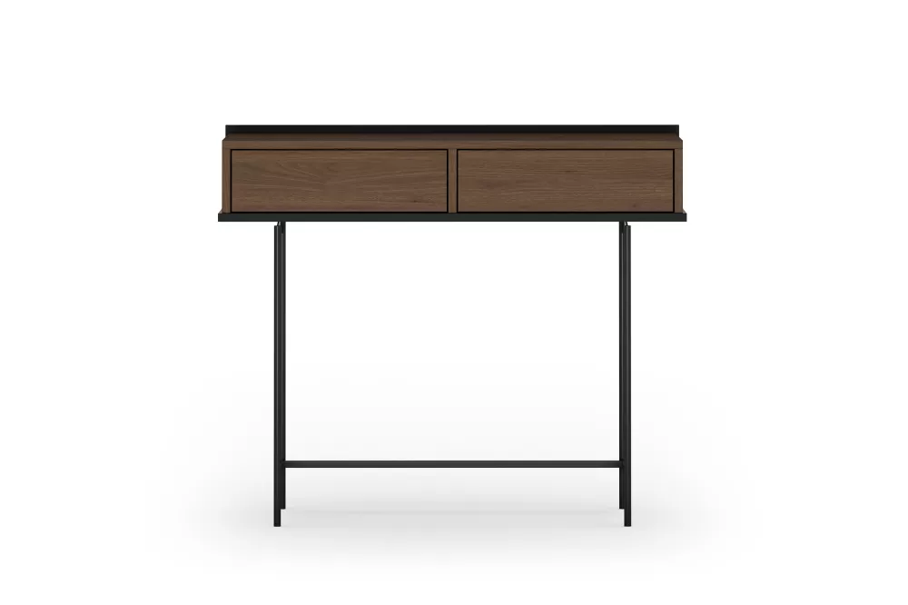 Kosmētikas galds Zenar T · Rieksts · 100 × 40 × 84 cm