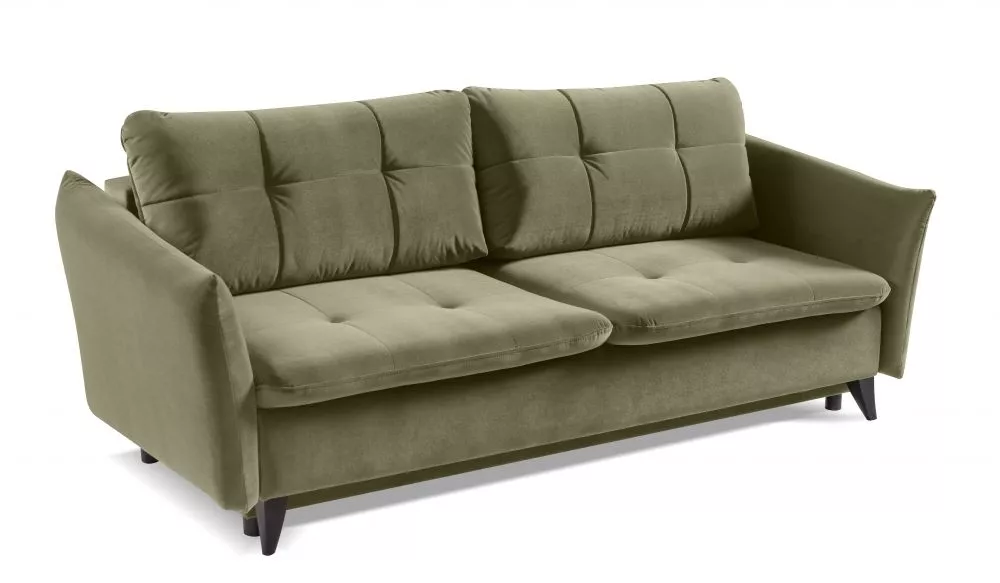 Dīvāns Grener standard · Olīvu · 99 × 230 × 88 cm