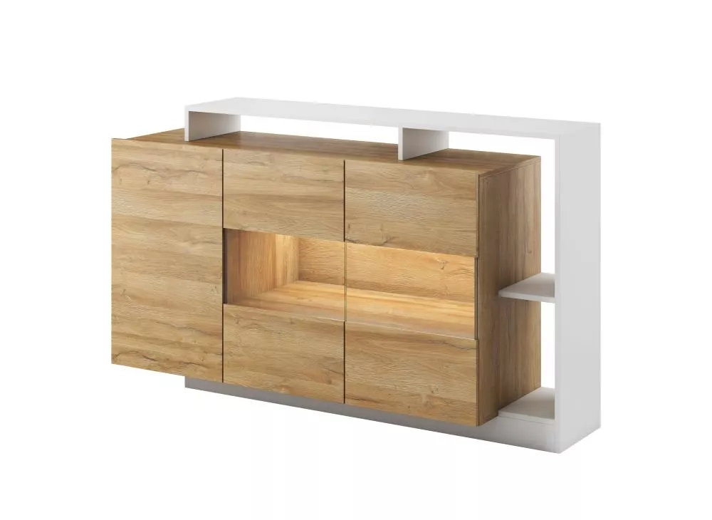 Kumode Alva K155 ar LED · 155 × 44 × 93.5 cm