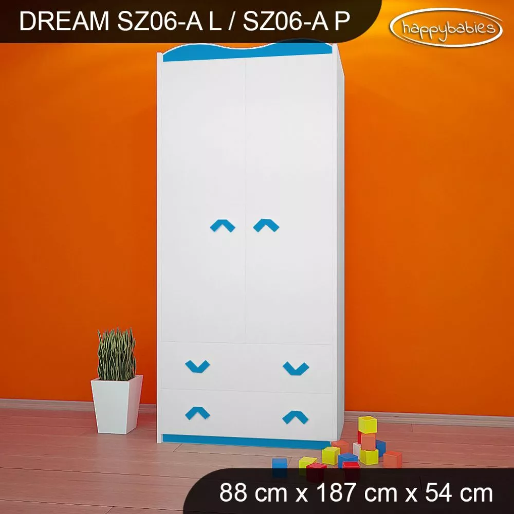 Bērnu skapis Dream SZ06-A · 88 × 54 × 187 cm
