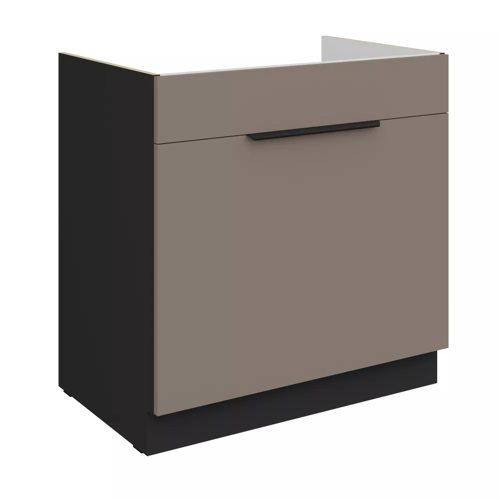 Virtuves skapis Aria Sandgrau 80 ZL 1S BB