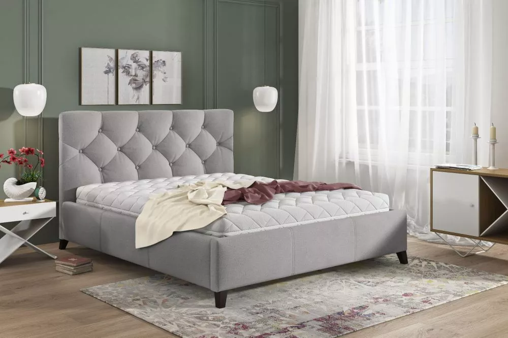 Gulta Kasandra Premium Standard ar stelāžu Guļamvietas platums: 160 cm, Guļamvietas garums: 200 cm, stelāžas tips: metāl