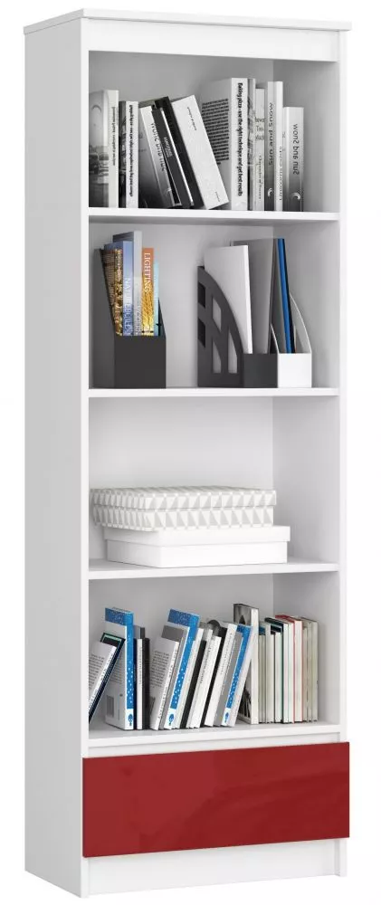 Plaukts R60 1S4P Gloss · 60 × 180 × 36 cm