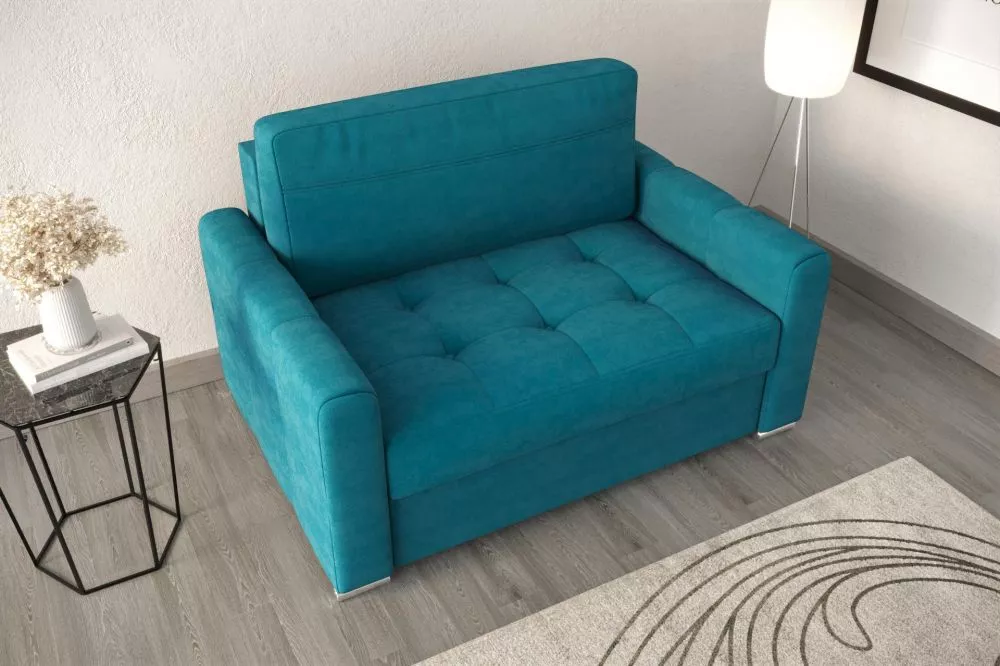 Dīvāns Verona 1 Sofa Standard · Tirkīzs · 100 × 135 × 82 cm