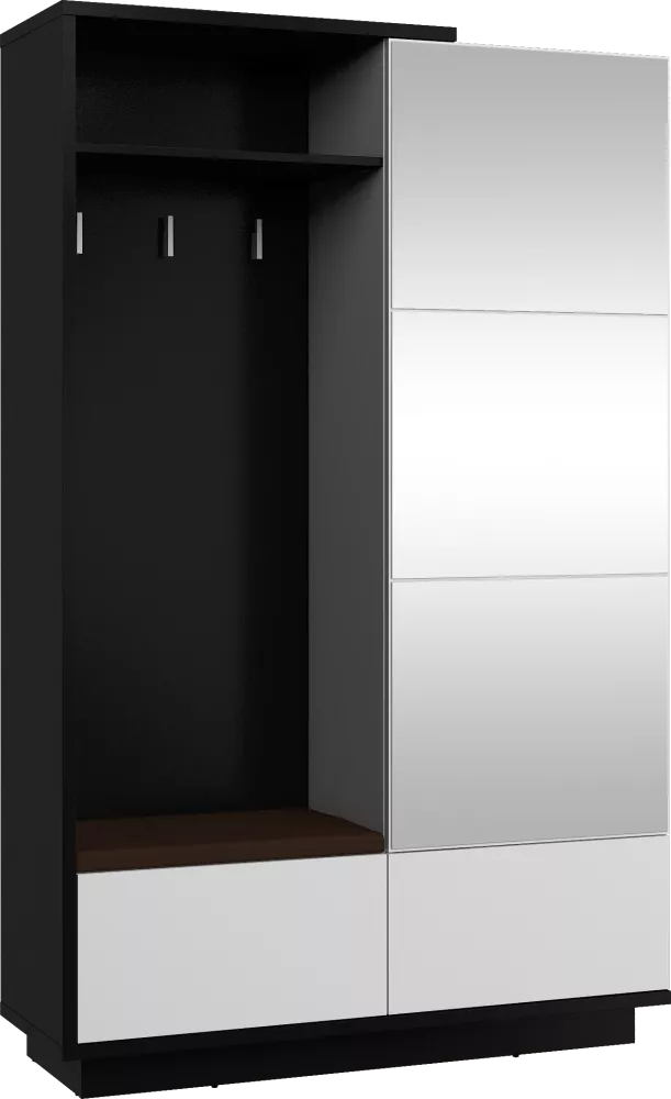 Koridora iekārta Hybrid HYB-16 Brown · 120 × 40 × 191 cm