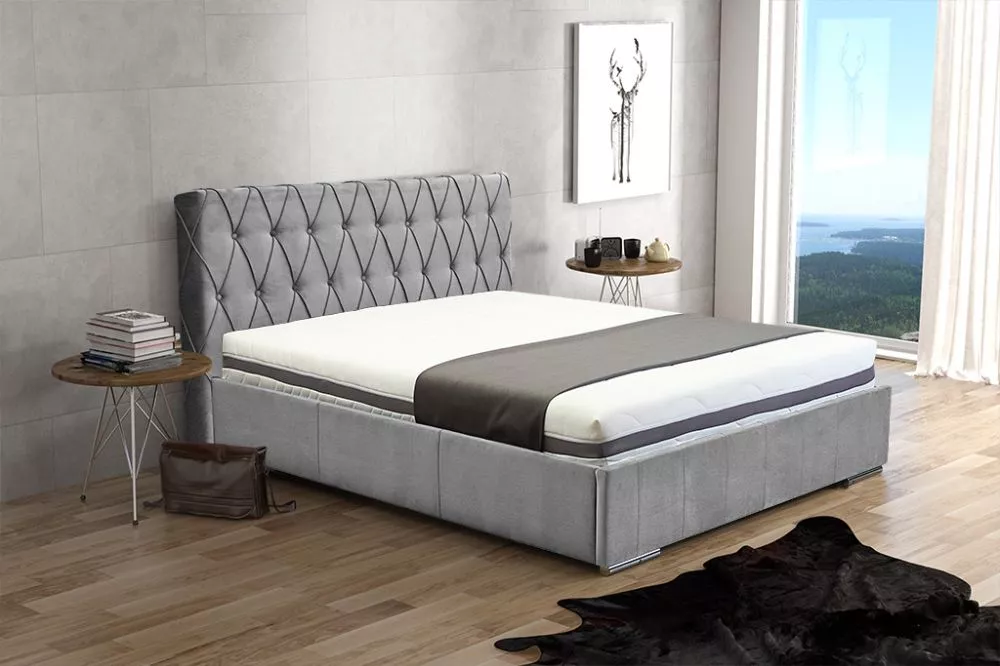 Gulta Adrian Premium Standard ar stelāžu Guļamvietas platums: 200 cm, Guļamvietas garums: 200 cm, stelāžas tips: Elastīg
