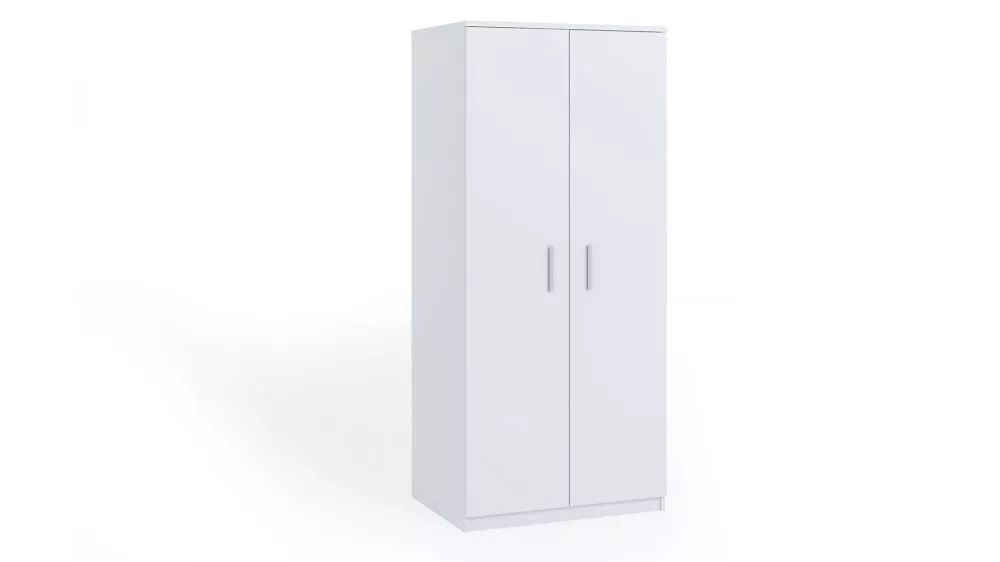 Skapis Bono BO SZ2D · Balts · 90 × 65 × 202.2 cm