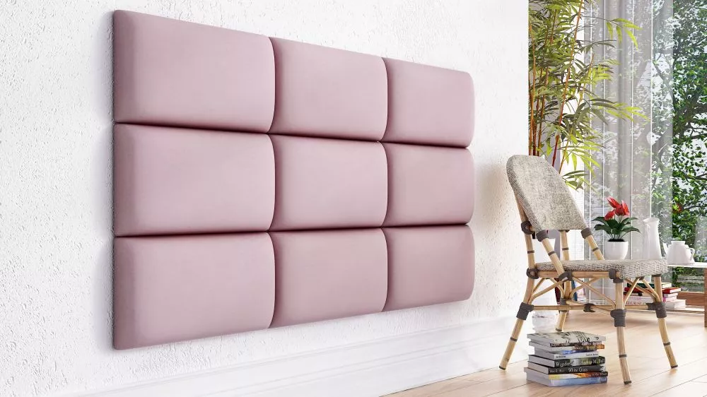 Panelis Wall 3,5 cm · Gaiši rozā · 50 × 30 cm