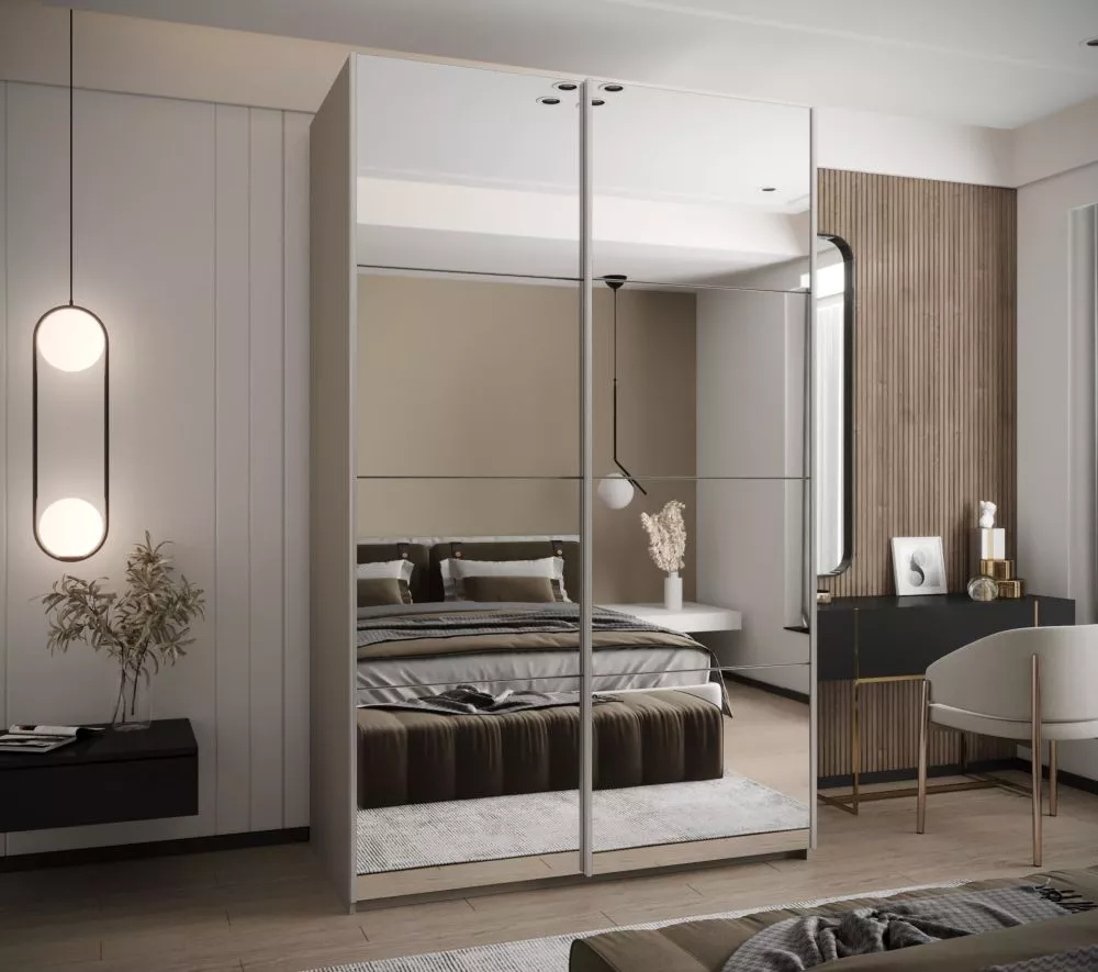 Skapis Lux 2 · Kašmira · 160 × 61 × 245.5 cm