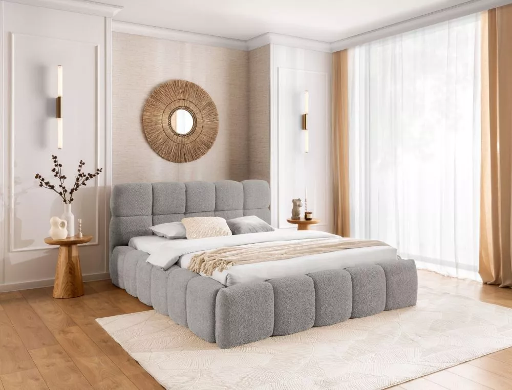 Gulta Sorento Standard ar stelāžu Guļamvietas platums: 160 cm, Guļamvietas garums: 200 cm, stelāžas tips: metāla, · Pelē