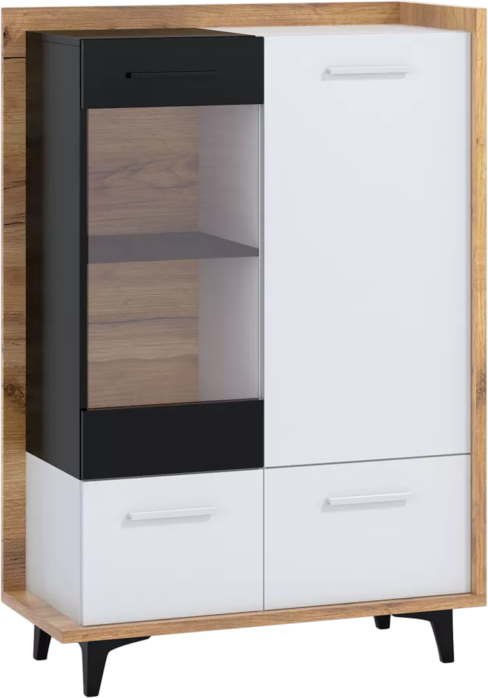Sekcija Box W3D Korpusa krāsa: ozols craft zelts, · 95 × 42 × 139 cm