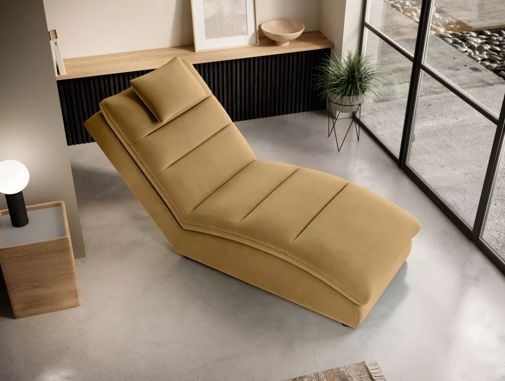 Mīksts krēsls Taco Premium Standard Sēdvietas dziļums: 117 cm, · Dzeltens · 85 × 170 × 95 cm