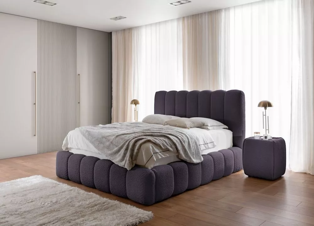 Gulta Cande Standard ar stelāžu Guļamvietas platums: 120 cm, Guļamvietas garums: 200 cm, stelāžas tips: metāla, · Zili p