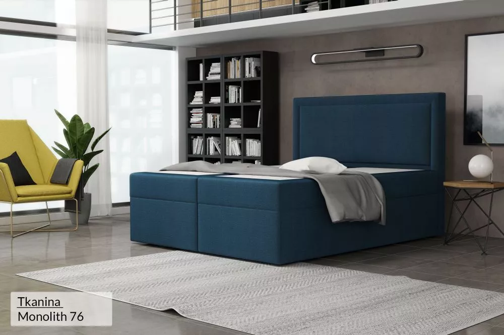 Gulta Musso Standard Guļamvietas platums: 120 cm, Guļamvietas garums: 200 cm, · Zila · 122 × 210 × 120 cm