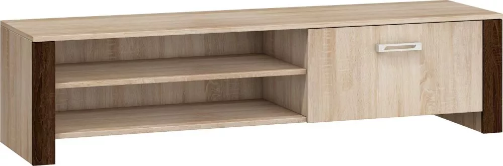 TV tumba Hugo hug 09 · Ozols sonoma + kastanis venge · 160 × 42 × 40 cm