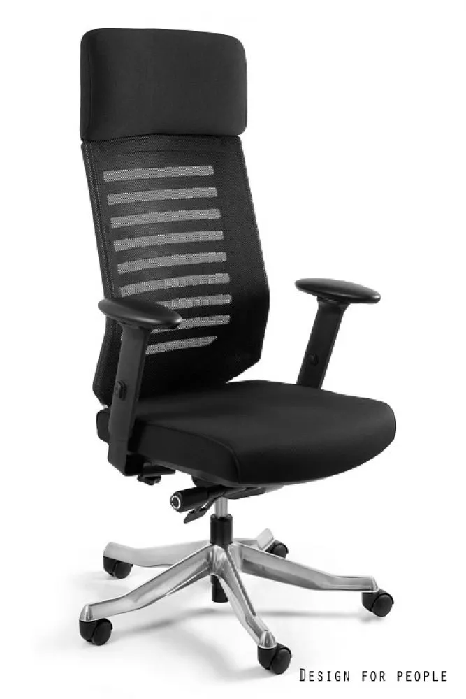 Datorkrēsls Velo Korpusa krāsa: melns, Elementu krāsa: melns, Sēdvietas platums: 45 cm, · 68 × 54 × 119 cm