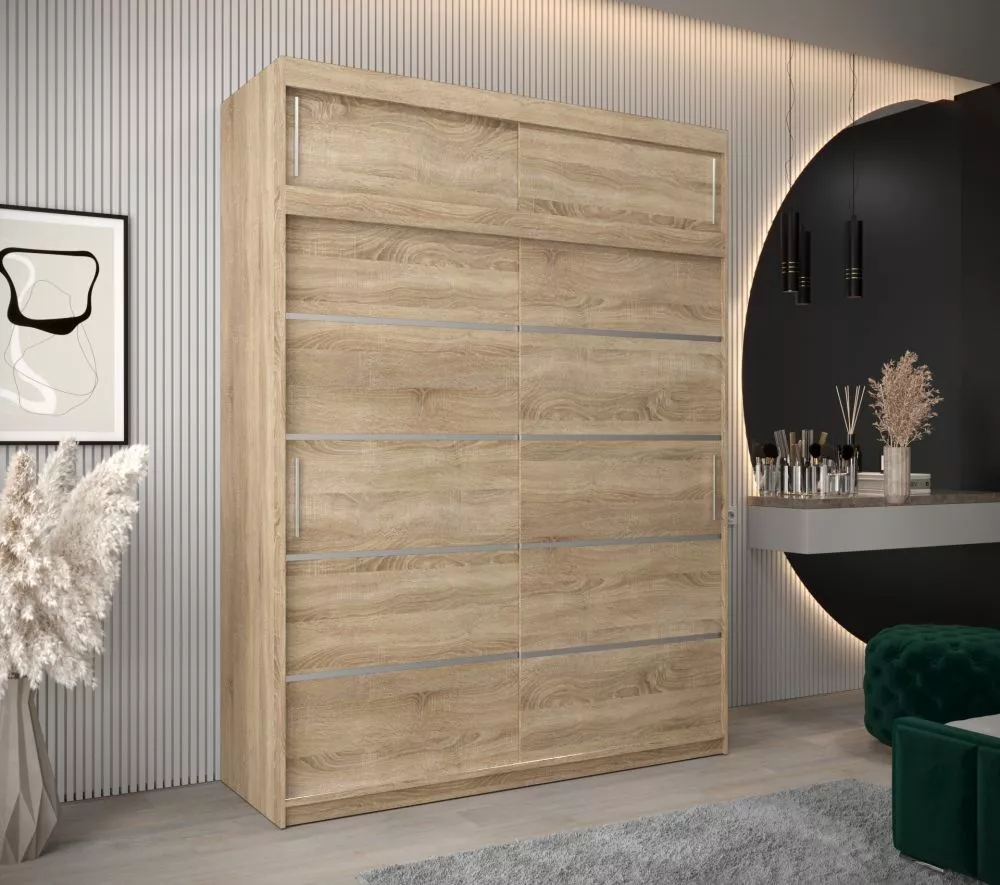 Skapis Verona 1 Premium · Sonoma · 180 × 62 × 240 cm