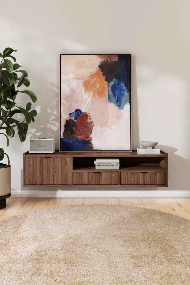 TV tumba Edison RTV150 · Rieksts · 150 × 40 × 55 cm