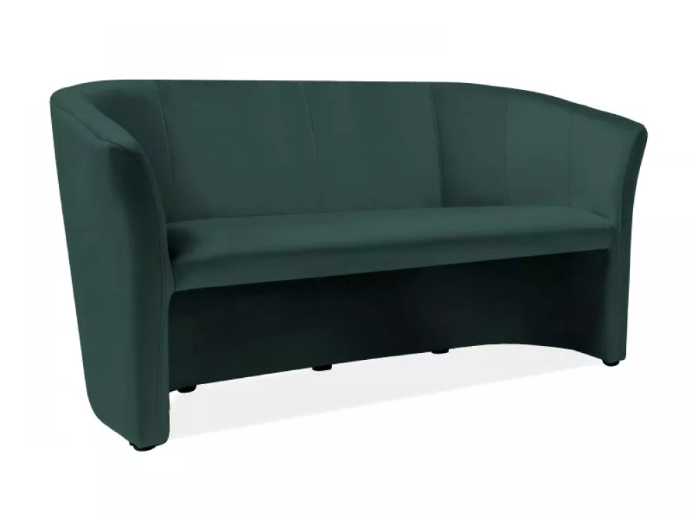 Dīvāns TM - 3 Velvet · Zaļš · 60 × 160 × 76 cm