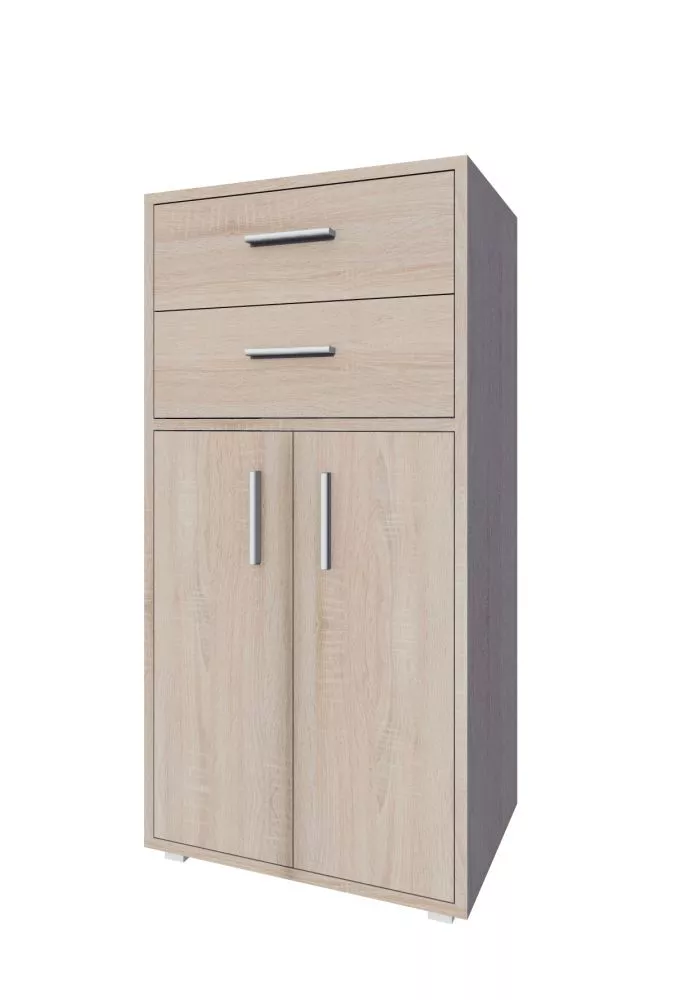 Kumode Biurowy B-R10 · Ozols sonoma · 60 × 40 × 118 cm