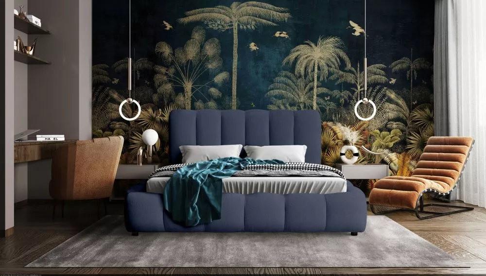 Gulta Dallas Premium Standard ar stelāžu Guļamvietas platums: 160 cm, Guļamvietas garums: 200 cm, stelāžas tips: koka, ·