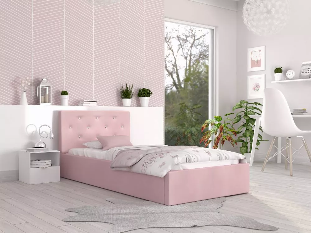 Gulta Mirage Premium Standard ar stelāžu Guļamvietas platums: 120 cm, Guļamvietas garums: 200 cm, stelāžas tips: metāla,