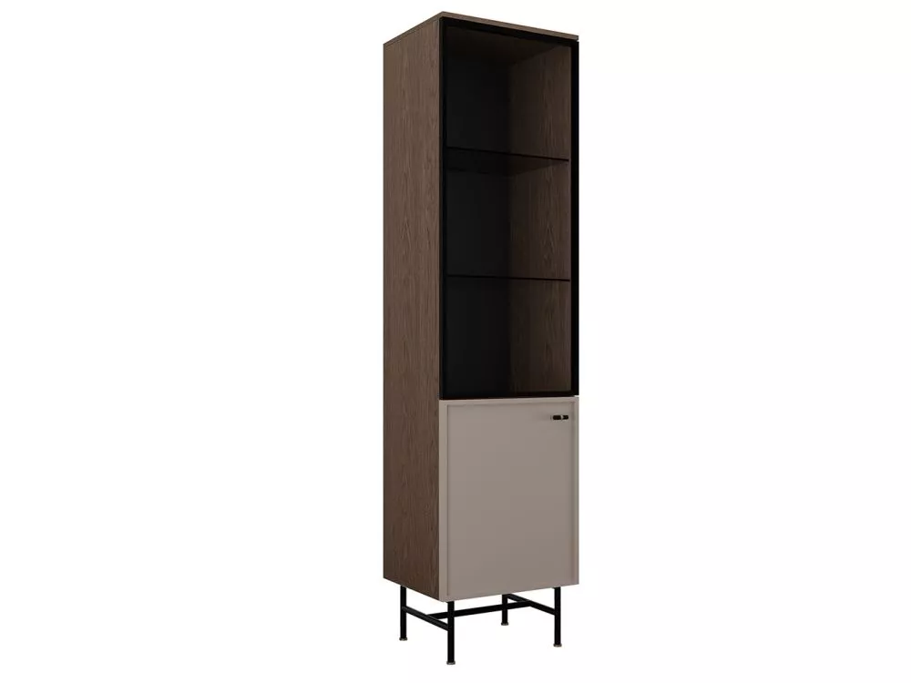 Sekcija Elora 03 ar LED Korpusa krāsa: Ozols baltic storm, · 50 × 40 × 196 cm