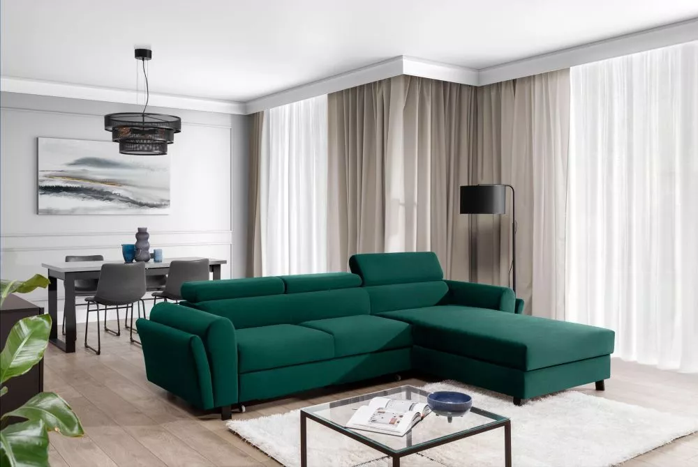 Dīvāns Mariall Premium standard · Zaļš · 200 × 288 × 76 cm