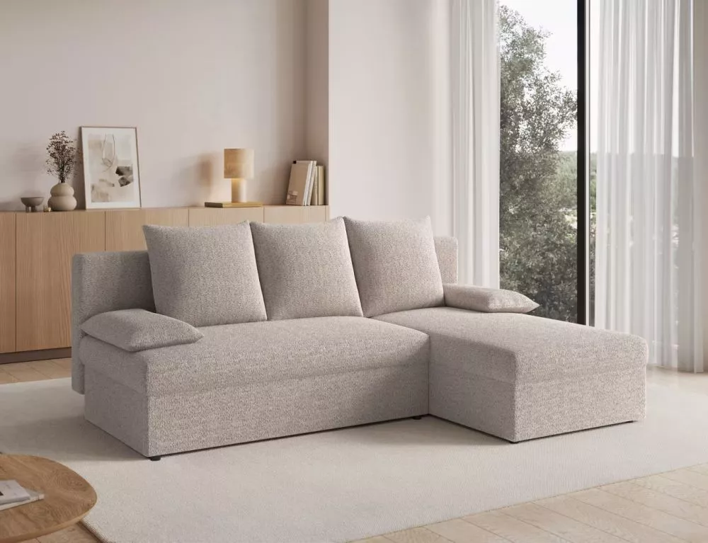 Dīvāns Gino Classic standard · Bēši pelēks · 146 × 206 × 90 cm