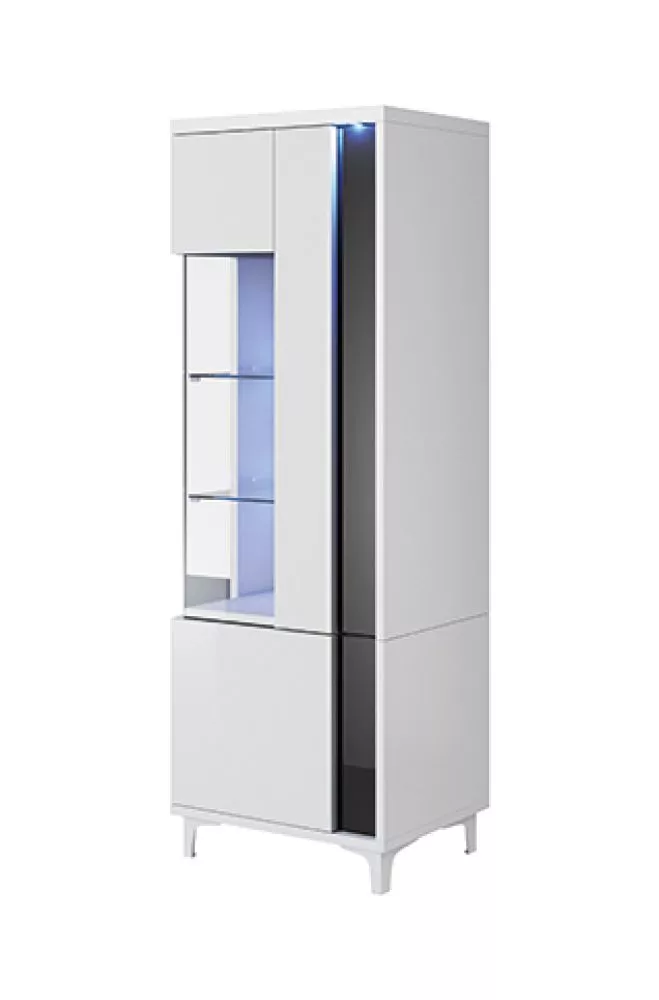 Sekcija Marco WS160R ar LED Korpusa krāsa: balts, · 52 × 40 × 160 cm