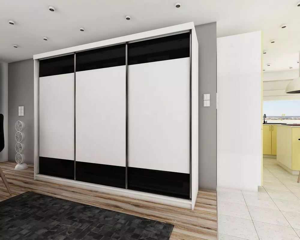 Skapis Top 15 ar LED · Balts · 250 × 62 × 200 cm