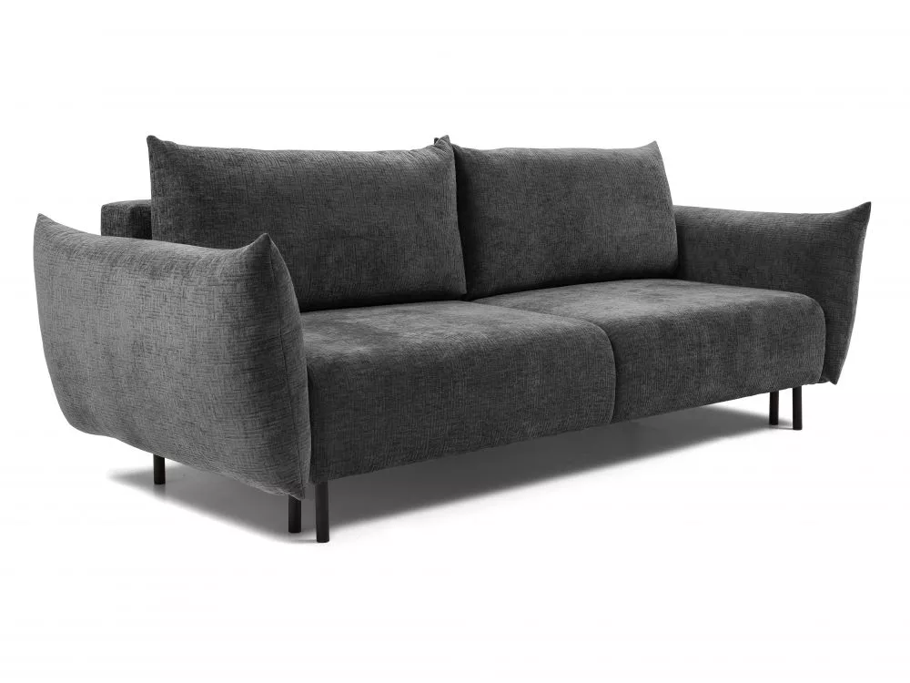 Dīvāns Adel Sofa standard · Grafīts · 108 × 240 × 90 cm