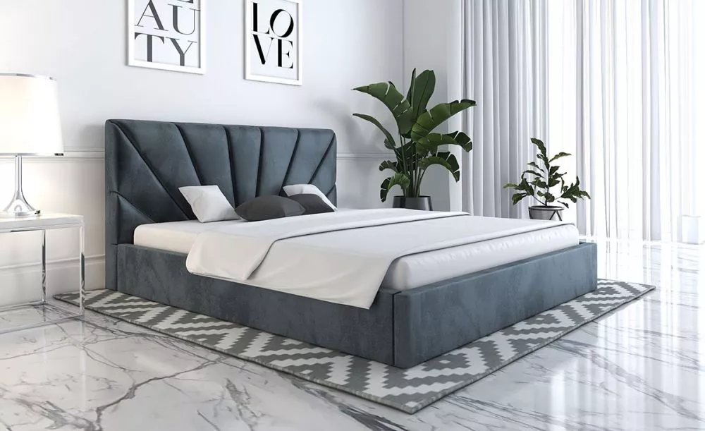 Gulta Slim 3 standard ar stelāžu Guļamvietas platums: 120 cm, Guļamvietas garums: 200 cm, stelāžas tips: koka, · Antracī