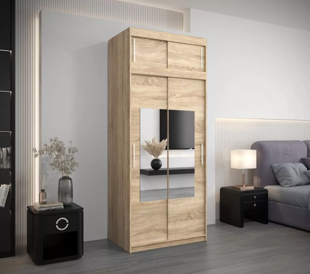Skapis Torino SZ Premium · Sonoma · 100 × 62 × 240 cm
