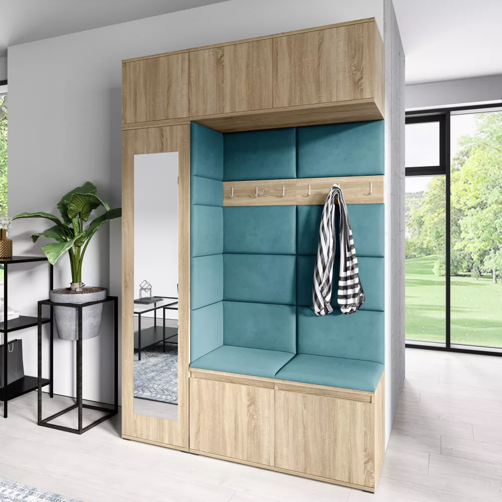 Apavu plaukts Emi 21 Trinity Korpusa krāsa: sonoma, · 145 × 225 × 40 cm