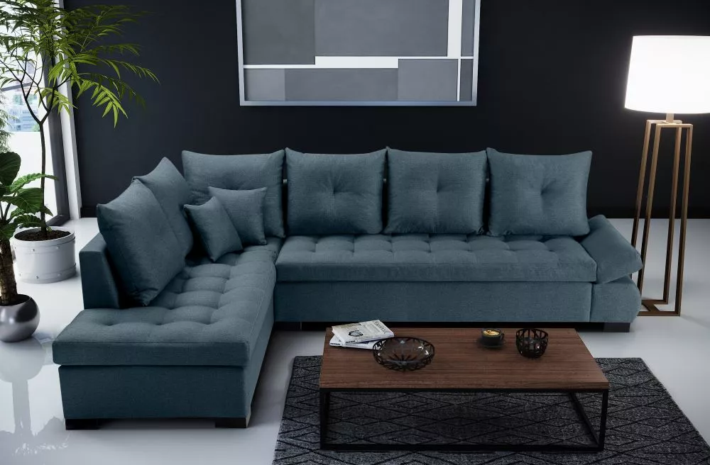 Dīvāns Lord Elegance Standard · Tirkīzs · 223 × 320 × 95 cm
