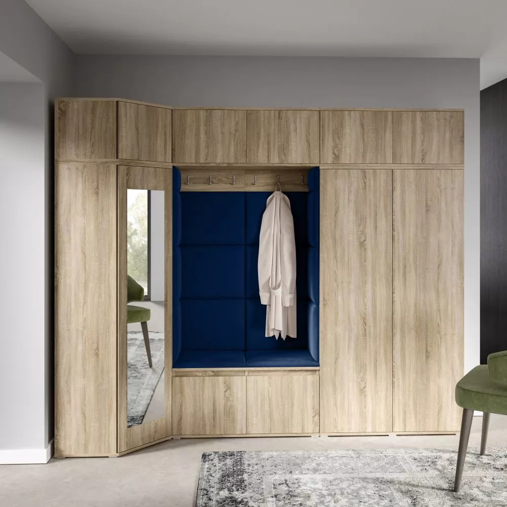 Apavu plaukts Emi 39 Trinity Korpusa krāsa: sonoma, · 260 × 225 × 70 cm