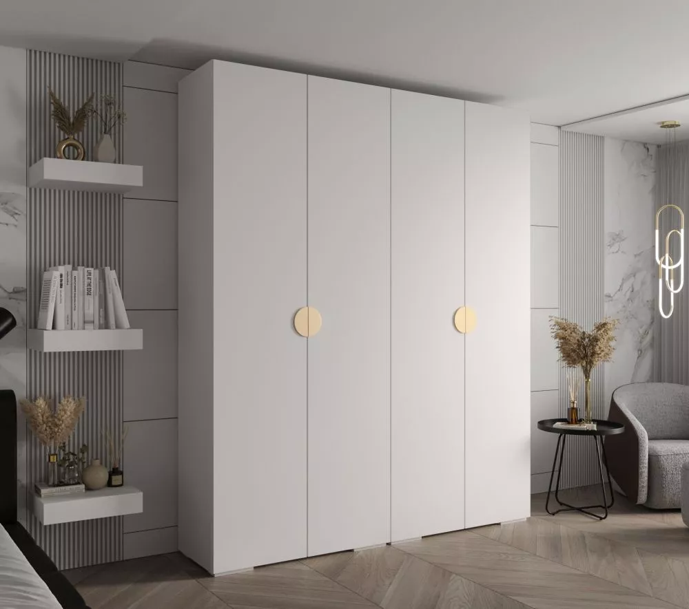 Skapis Inova 4 · Balts · 200 × 47 × 236.7 cm