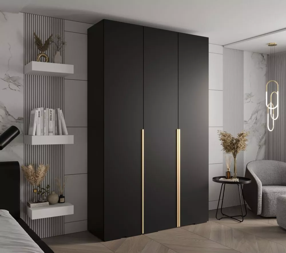 Skapis Inova 1 · Melna · 150 × 47 × 236.7 cm