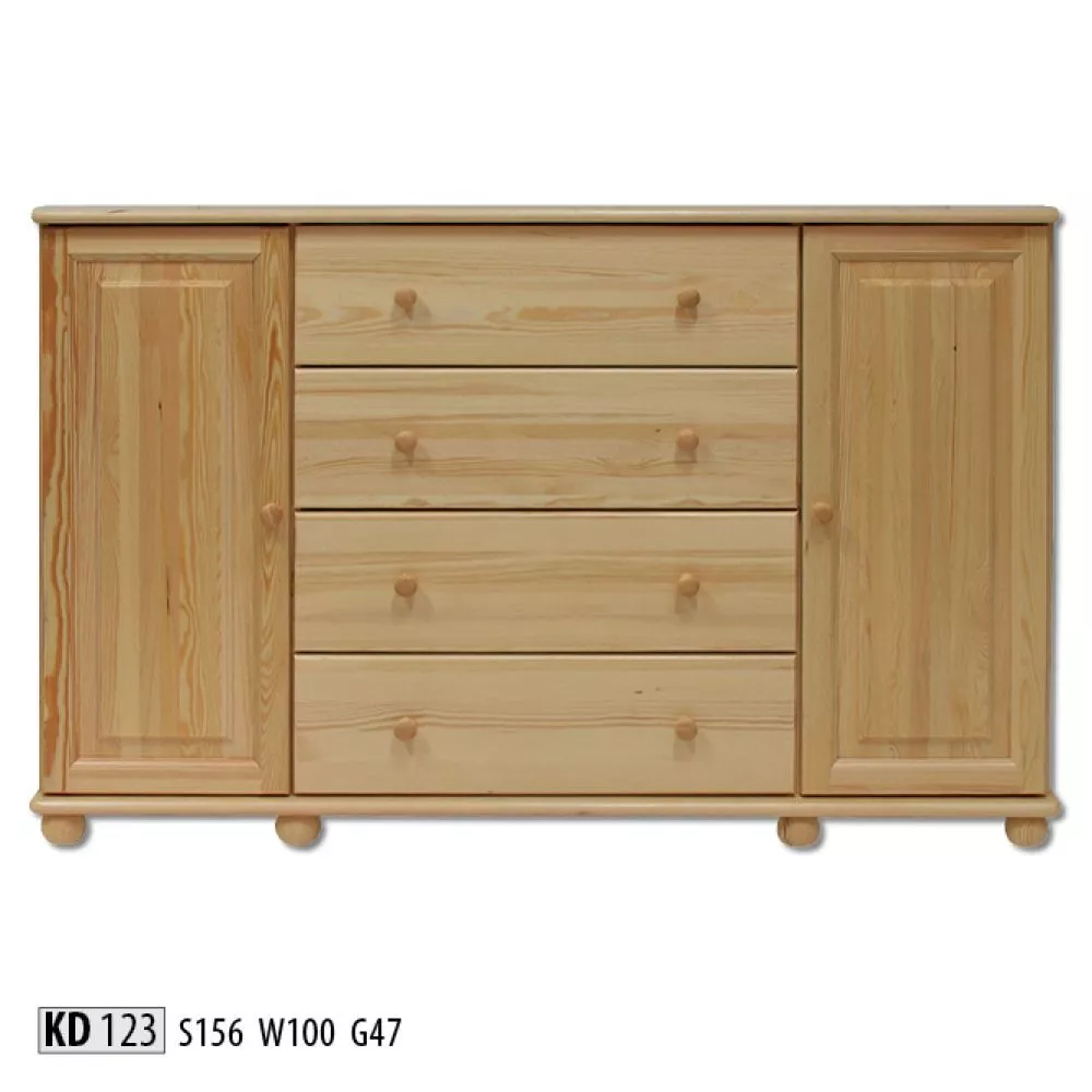 Kumode KD 123 · Priede · 156 × 47 × 100 cm