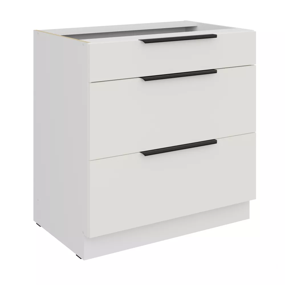 Virtuves skapis Aria White 80 D 3S BB