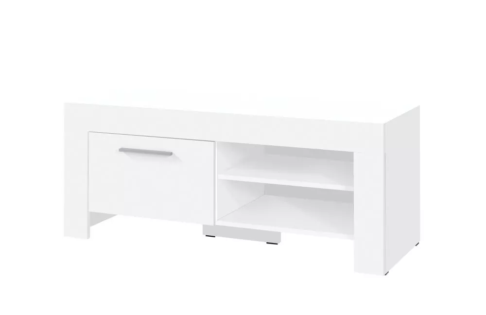 TV tumba Cezar 15 · Balts · 120 × 52 × 51 cm