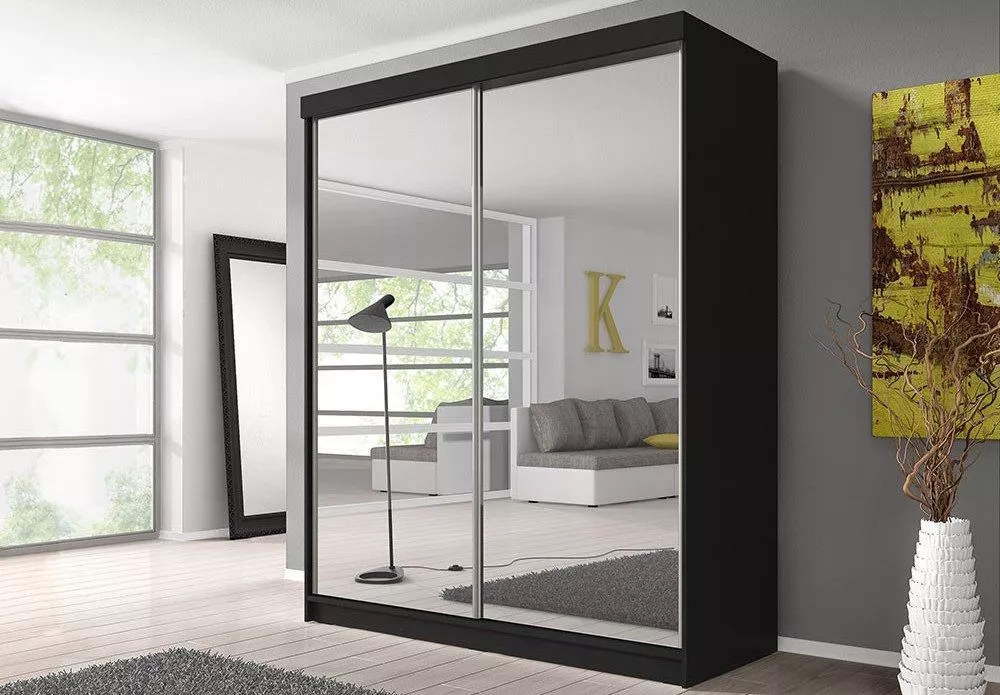 Skapis Multi 20 · Melna · 203 × 61 × 218 cm