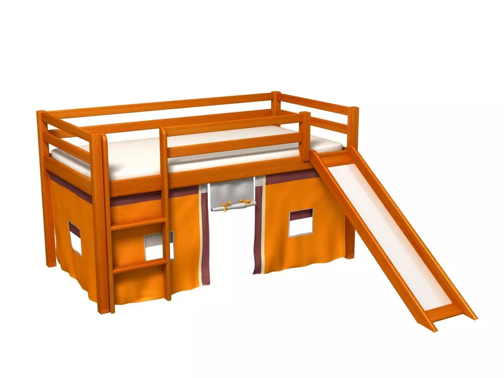 Bērnu gulta Gabi Z ar stelāžu Guļamvietas platums: 80 cm, Guļamvietas garums: 180 cm, · 88 × 188 × 106 cm