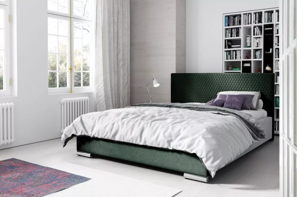 Gulta Campo Premium standard ar stelāžu Guļamvietas platums: 180 cm, Guļamvietas garums: 200 cm, stelāžas tips: metāla, 
