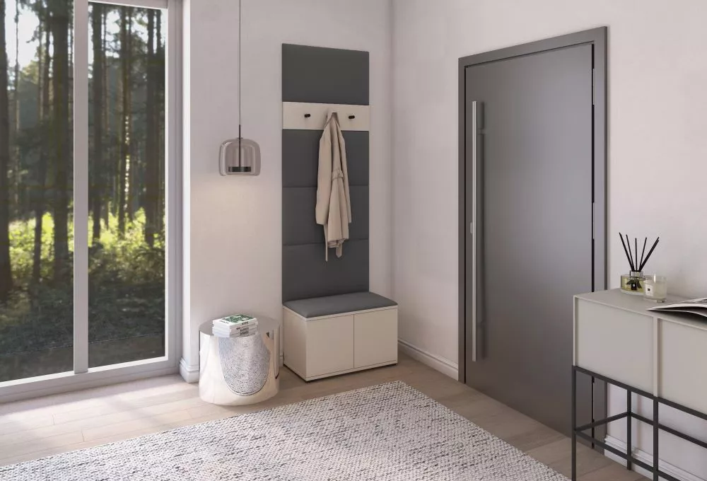 Apavu plaukts Bianco 6 Trinity Korpusa krāsa: kašmīra, · 70 × 225 × 40 cm