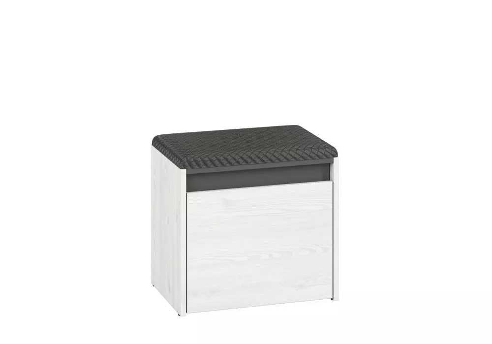 Apavu plaukts Hyga 01 Korpusa krāsa: balināta priede, · 50 × 47 × 34 cm