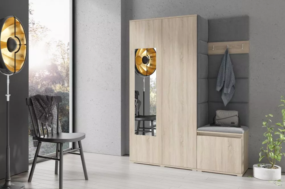 Apavu plaukts Emi 11 Trinity Korpusa krāsa: sonoma, · 140 × 185 × 40 cm